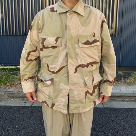 00's deadstock  "3COLOR DESERT BDU SHIRT"