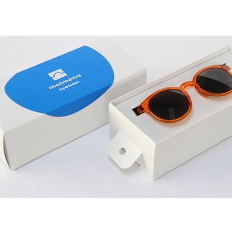 molmena eyewear  "Boston" -orange-