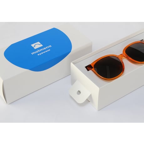 molmena eyewear  "Cat's eye" -orange-