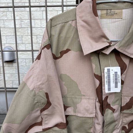 00's deadstock  "3COLOR DESERT BDU SHIRT"