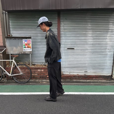00's deadstock "MOCEAN" Stretch Patrol Pantの 大きいサイズのウエストにゴム、裾にも紐を入れたパンツ