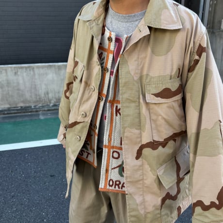 00's deadstock  "3COLOR DESERT BDU SHIRT"
