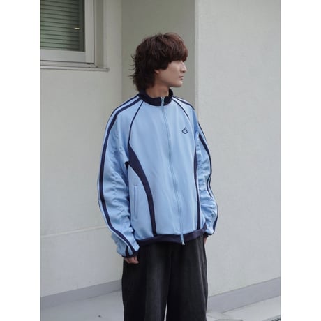 gather track jacket【saxe blue】