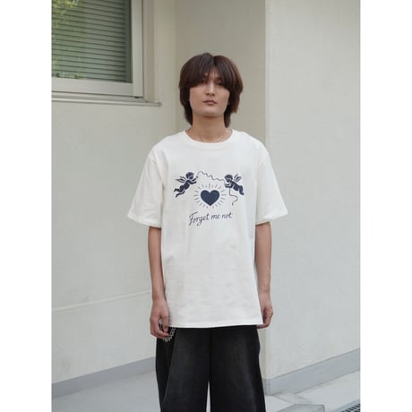 forget me not society tee【white】