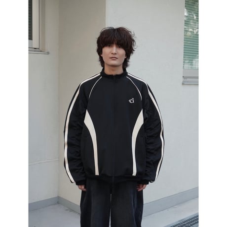 gather track jacket【black】