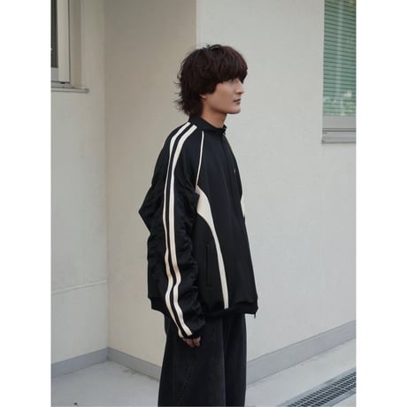 gather track jacket【black】