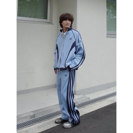 gather track jacket【saxe blue】