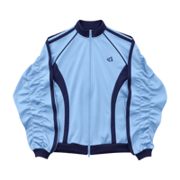 gather track jacket【saxe blue】