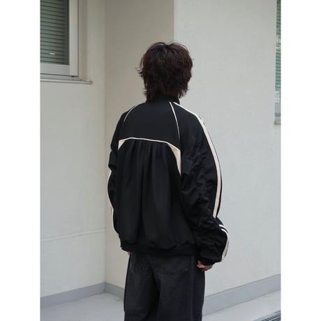 gather track jacket【black】