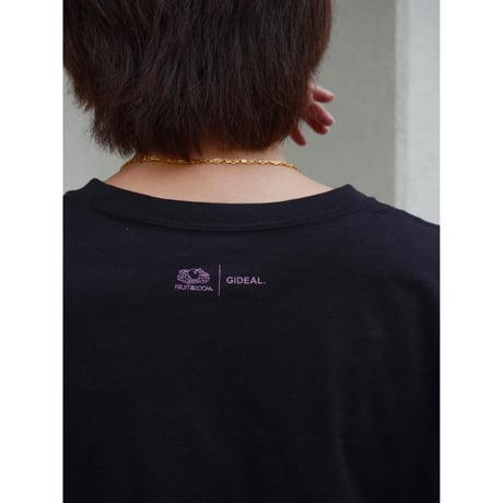 forget me not society tee【black】