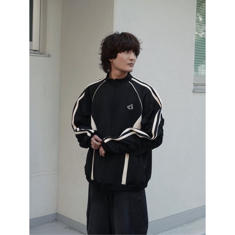 gather track jacket【black】