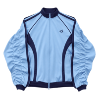gather track jacket【saxe blue】
