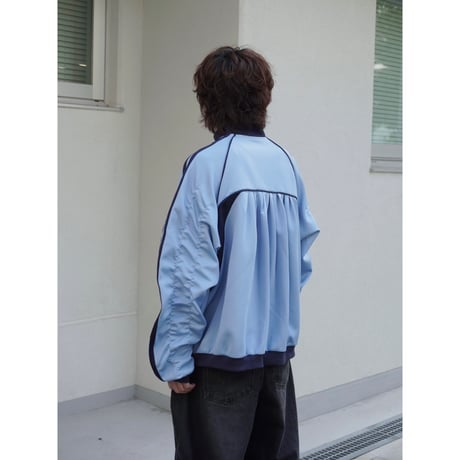 gather track jacket【saxe blue】