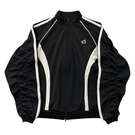 gather track jacket【black】