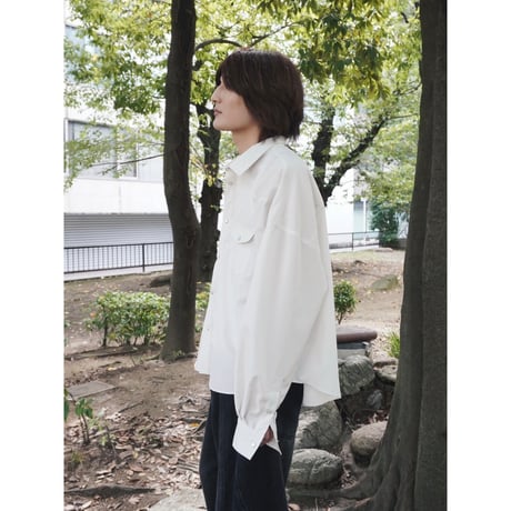 refined western shirt【off white】