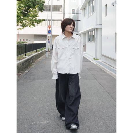 refined western shirt【off white】