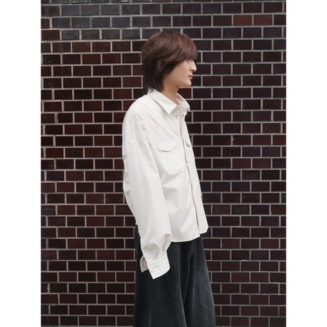 refined western shirt【off white】