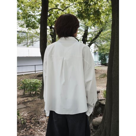 refined western shirt【off white】