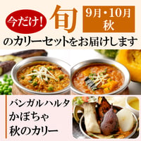 今だけ！旬★★9・10月/秋★★のカリー（3種）詰め合わせ