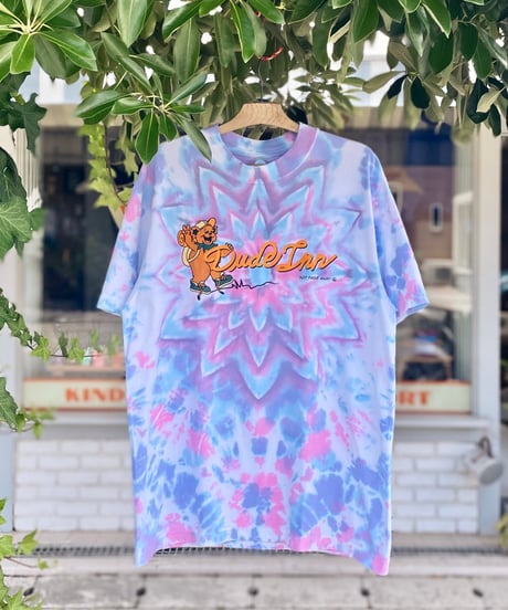 JOCELYN KOWALSKI / FILLMORE TRIP CAFE　"HIKING BEAR" T-SHIRTS A《DYED》
