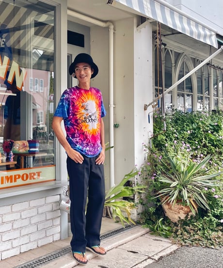 CETANA WORKS / FILLMORE TRIP CAFE　"LOVELY VIEW OF HEAVEN" T-SHIRTS A《DYED》