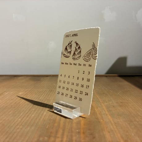 アクリルカードスタンド　名刺サイズ1枚用【カレンダー購入者さま限定商品】