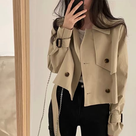 Classic Short Trench Jacket