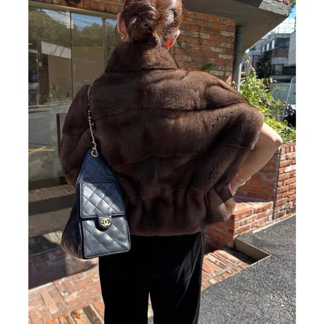 Luxe Fur High-Neck Vest
