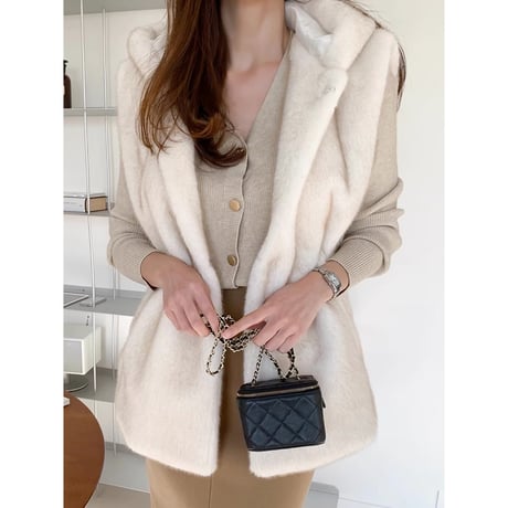 Luxe Fur Long Vest