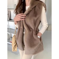 Luxe Fur Long Vest