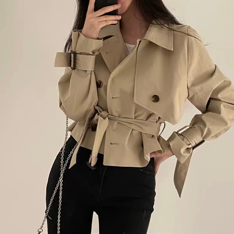 Classic Short Trench Jacket