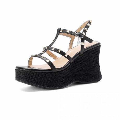 Riviera Stud Wedge Sandals