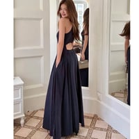 leeveless Flare Maxi Dress