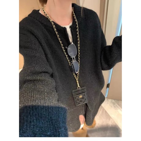 Fluffy Knit Cardigan Set Up