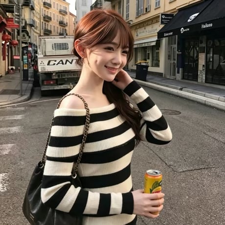Monotone Off Shoulder Knit Top
