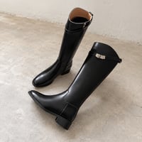3colorバックルロングブーツ