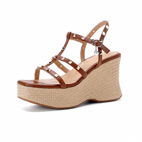 Riviera Stud Wedge Sandals