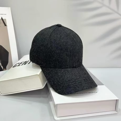 Herringbone Wool Blend Cap