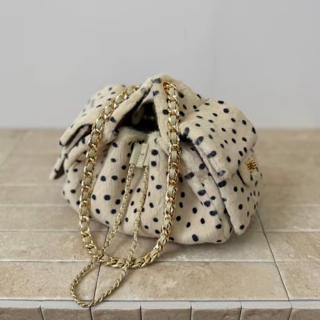 Fur Chain Hobo Bag