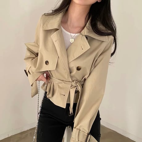 Classic Short Trench Jacket
