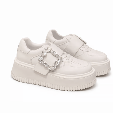 square bijou sneaker