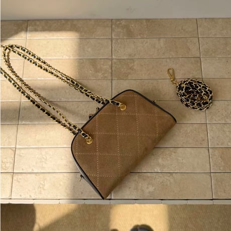 Élise Suede Chain Bag