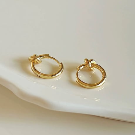 Knot Loop Mini Hoop Pierce