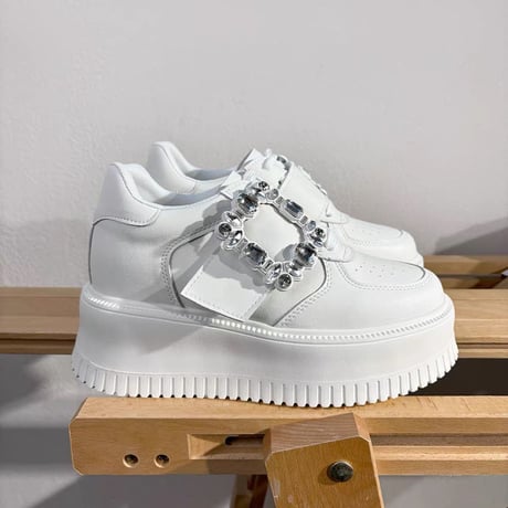 square bijou sneaker