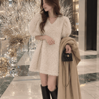 v puff sleeve
