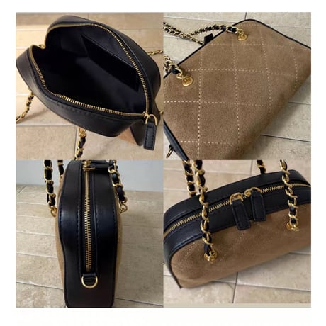 Élise Suede Chain Bag