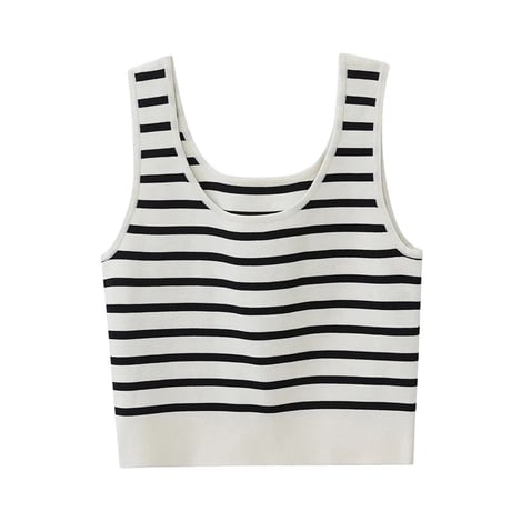 French Border Knit Tank
