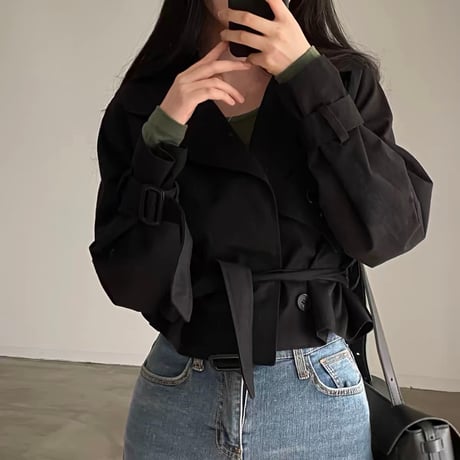 Classic Short Trench Jacket
