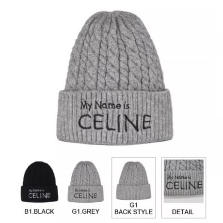 PARIS Pom Knit Beanie