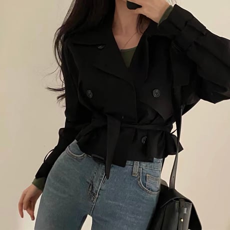 Classic Short Trench Jacket
